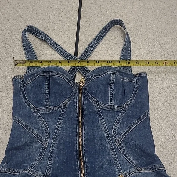 Guess Classic Blue Denim Women's Overalls Size M - Picture 10 of 13